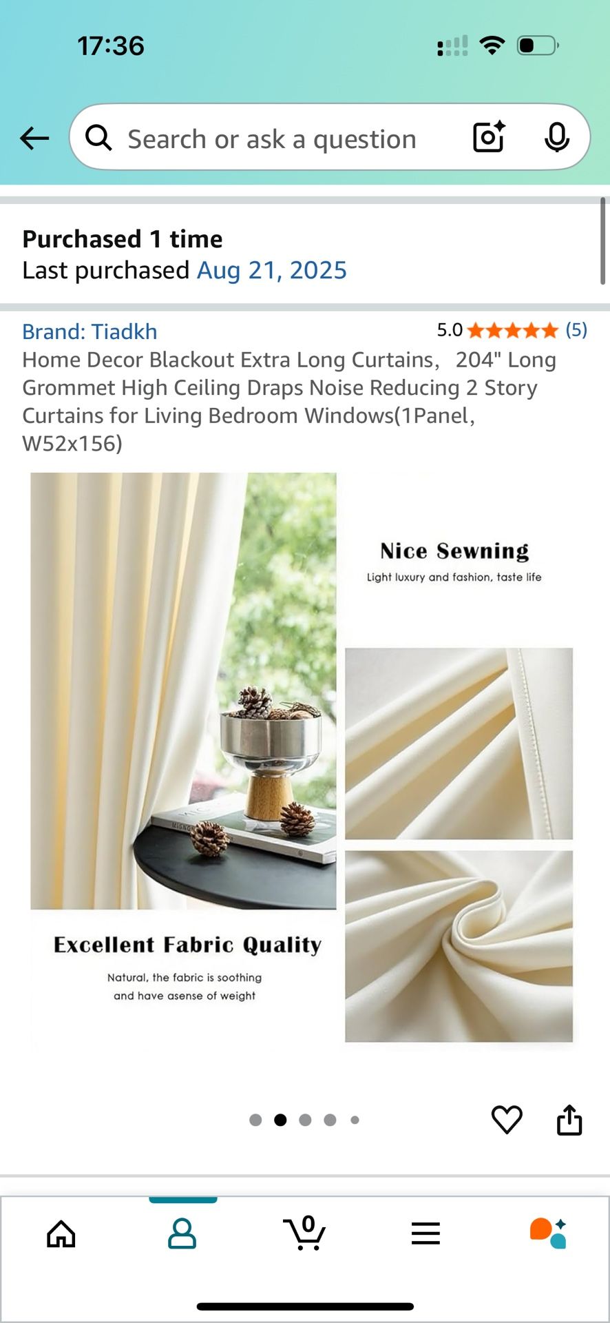 Blackout Long Curtain