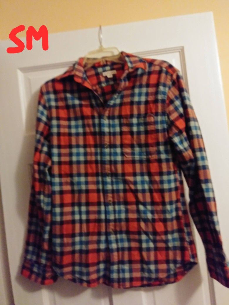 Ladies Size Sm. Flannel Shirt