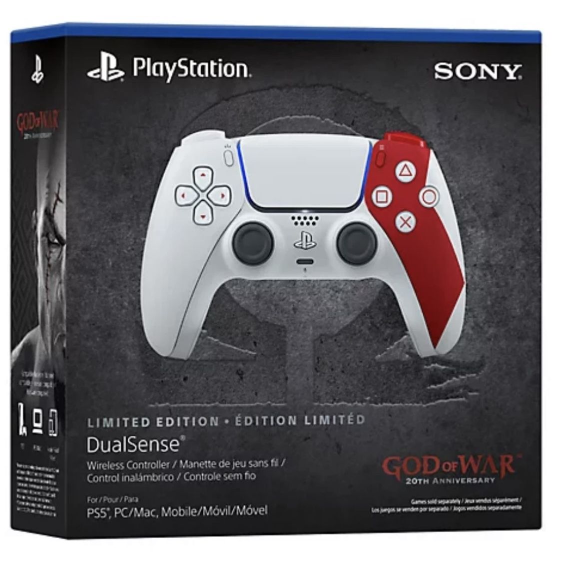 Brand New DualSense Controller - God of War 20th Anniversary Limited Edition