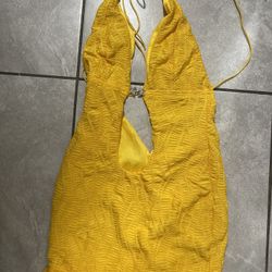 Yellow Short Dress