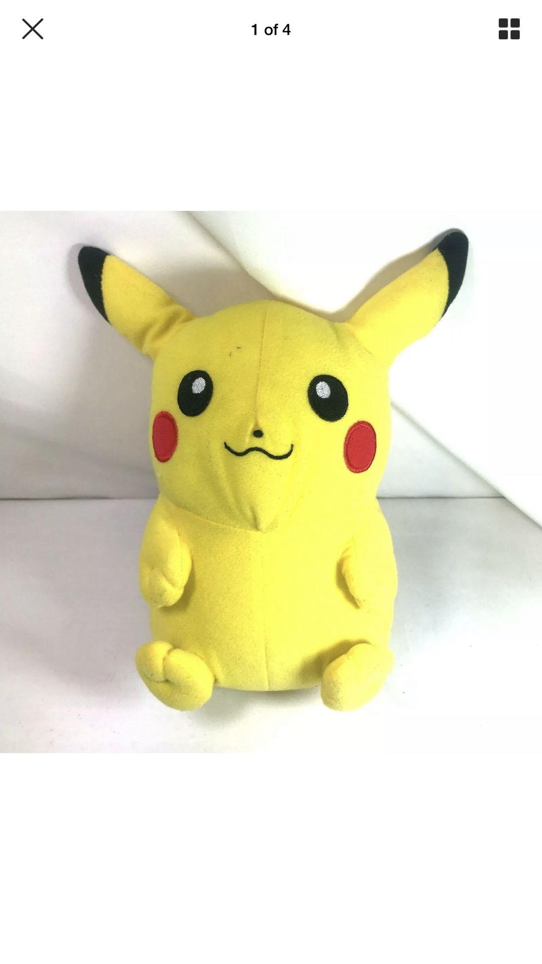 Pokemon Go 9" Pikachu Plush Soft Toy Stuffed Animal Cuddly Doll