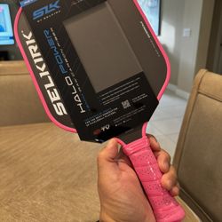 SLK Halo Power/Max Pickleball Paddle – 13mm Carbon Fiber | Pink New Selkirk