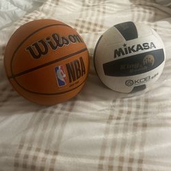 basketball + volleyball 