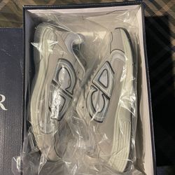 Dark Grey Dior B30 Sneakers 
