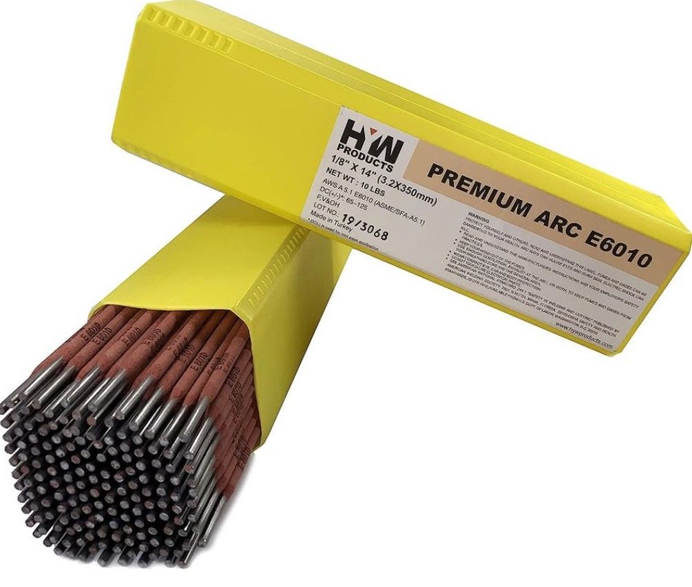 E6010 1/8" Premium Stick Electrode Welding Rods 10lbs