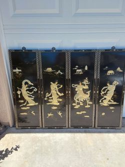 4 vintage  Hanging decor