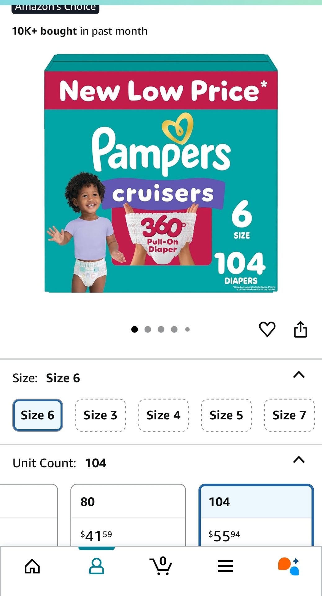 Pampers Diapers - Cruisers 360