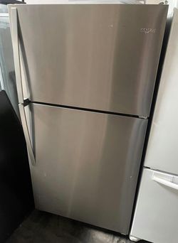Whirlpool Top Mount Stainless Steel Fridge