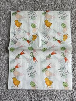 Paper Sheets for Food Easter