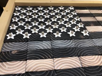 Wooden flags