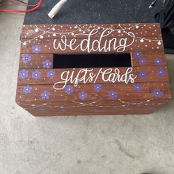 Wedding Gift card Box