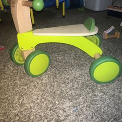 Hape Wooden Toddler Scoot Bike