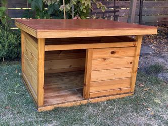 Modern Cedar Custom Small Doghouse