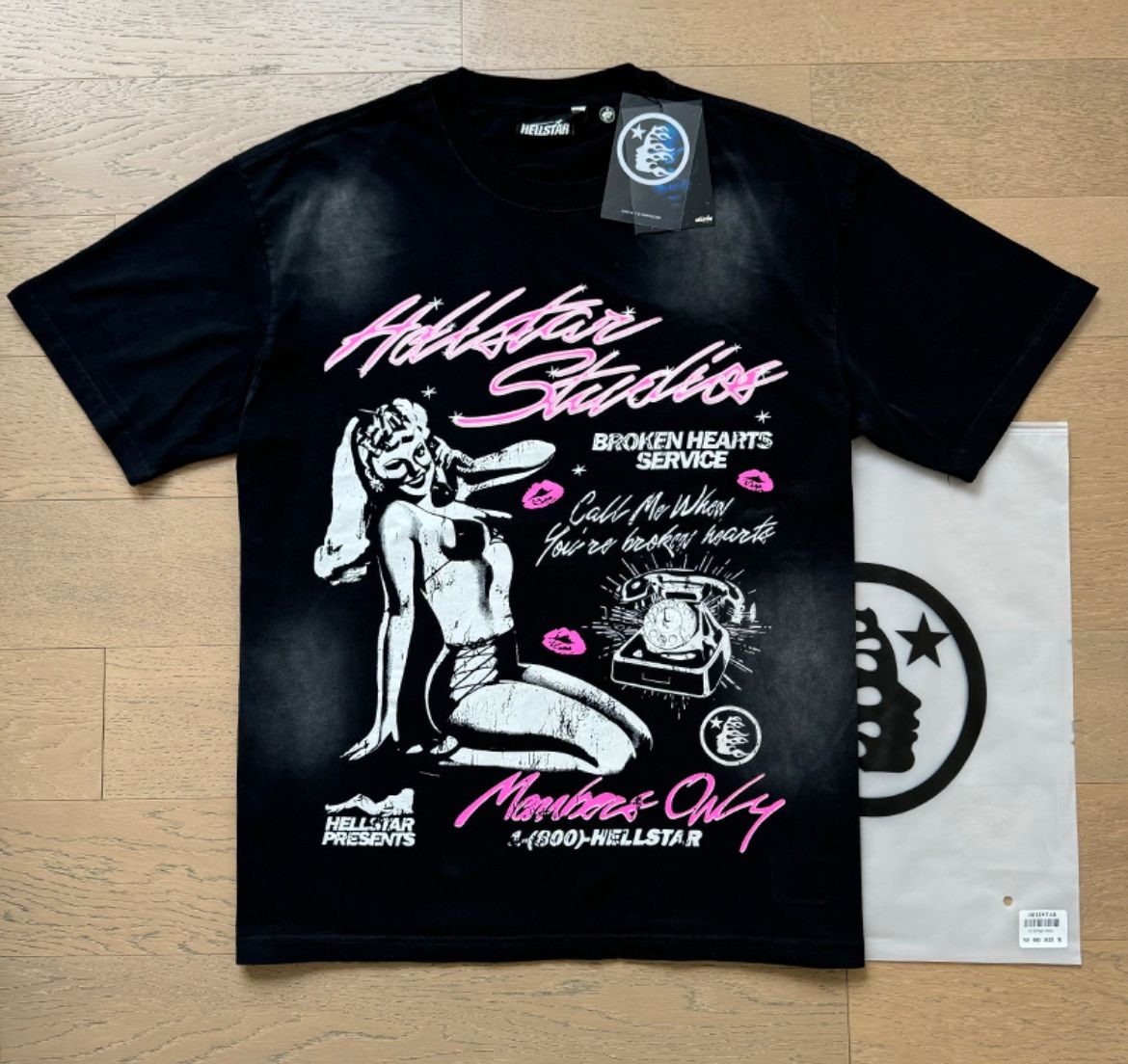 Hellstar broken hearts service shirt