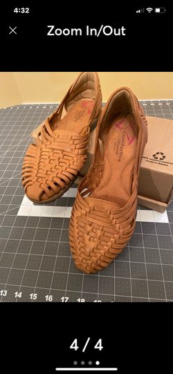 Woven Leather Flats 