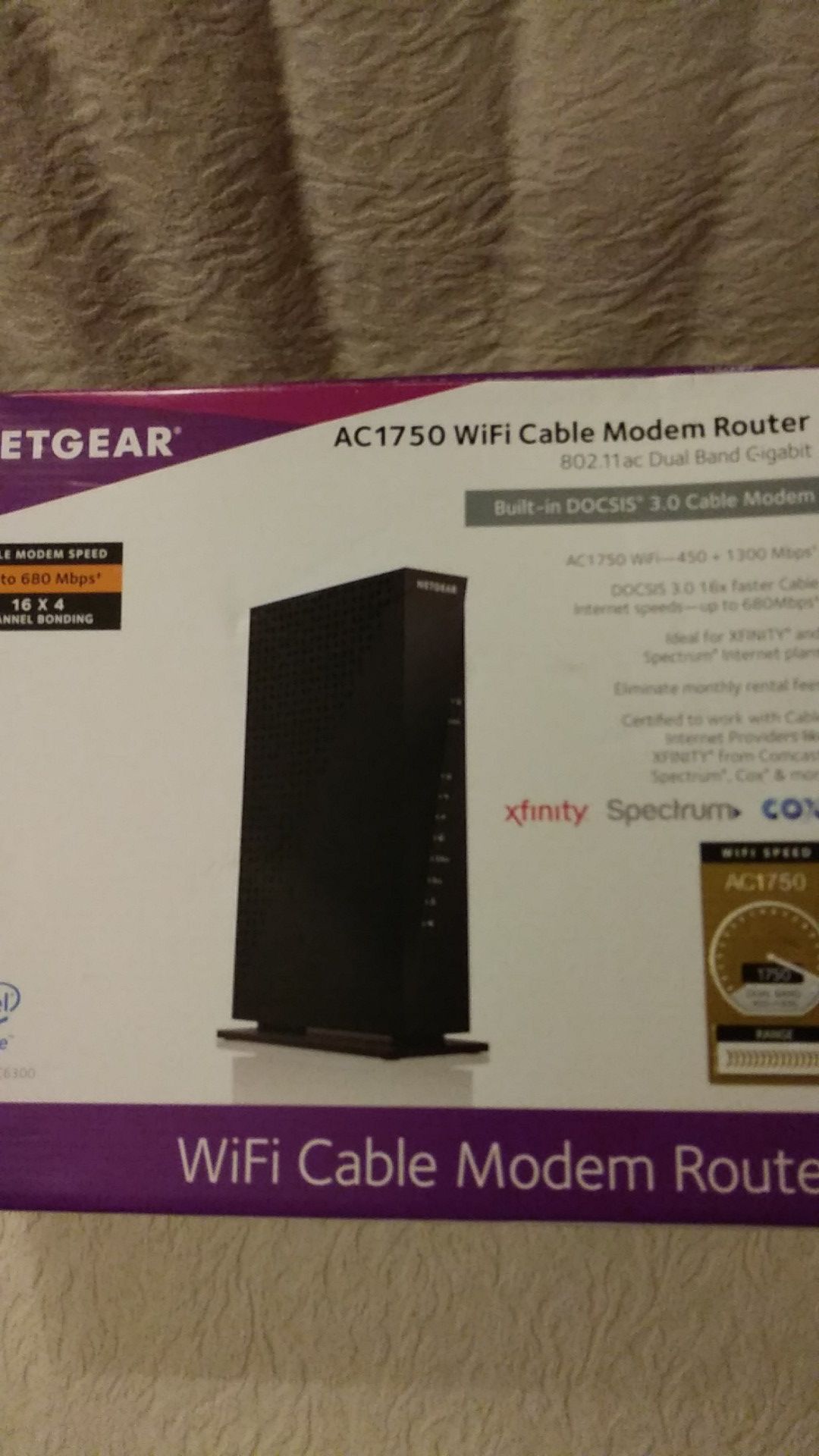 NETGEAR-AC1750 WIFI MODEM-$75