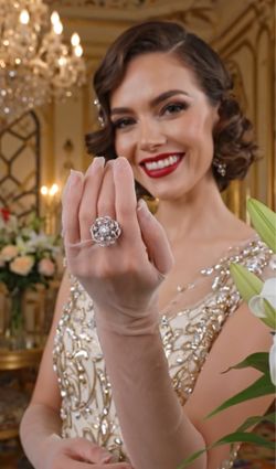 Art Deco–Style Diamond Ring size 7