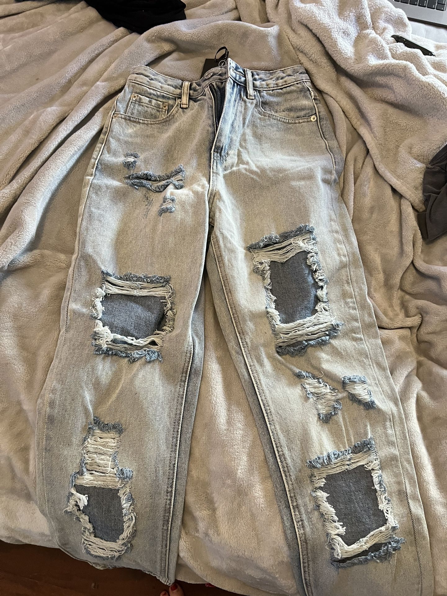 Size Xs White Fox Jeans