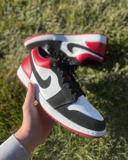 Jordan 1 Low Black Toe