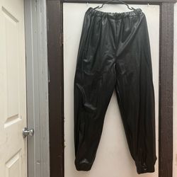 Black Leather Pants 