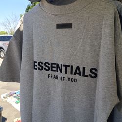 Essential Fear Of God Large Outfit Shorts And Shirt