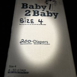 BABY DIAPERS——SIZE 4