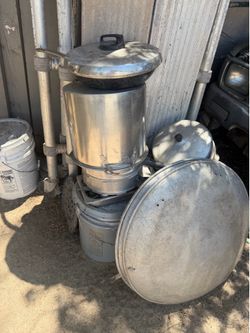 Metal pots