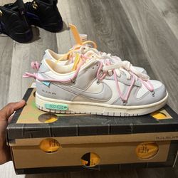 BRAND NEW IN BOX Nike Dunk Low Off White Lot 9 