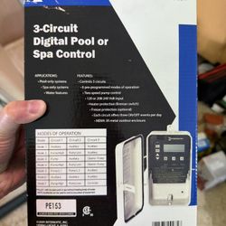 Intermatic 24-Hour Electronic Time Control, 3-Circuit, Type 3R Metal Enclosure