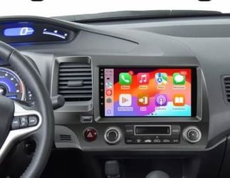 Honda Civic 2006-2011 Car Radio 9'' Touchscreen CarPlay Android Auto / Radio Doble Din