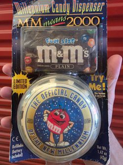 M&M's Millennium Limited Edition Candy Dispenser