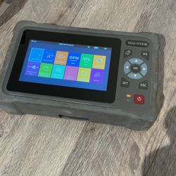 Mini-Pro Live SM OTDR 1610nm 22dB 4.3 inches Touch Screen Test Rang 5m-100Km Optical Network Tester Built in OPM/OLS / RJ45 / VFL UPC Connector with F