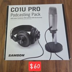 Samson C01U Pro Podcasting Pack