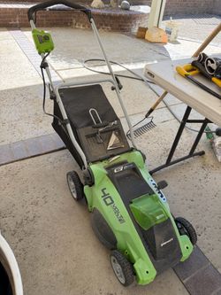 Greenworks lawnmower