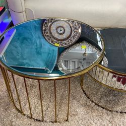 Coffee Table  Gold Color