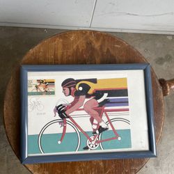 Robert Peak 1984 postcard Framed