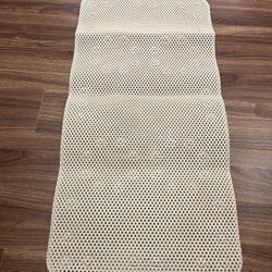 35 X 17 Shower Bathroom Rubber Mat Beige