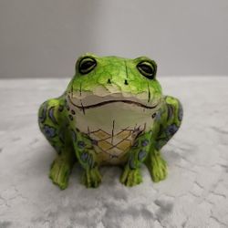 Jim Shore Vintage Enesco Frog Outdoor Votive Candle Holder 2005 (X)