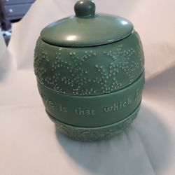 2003 Maya Angelou Hallmark Life Mosiac 3 Tiered Decorative Jar