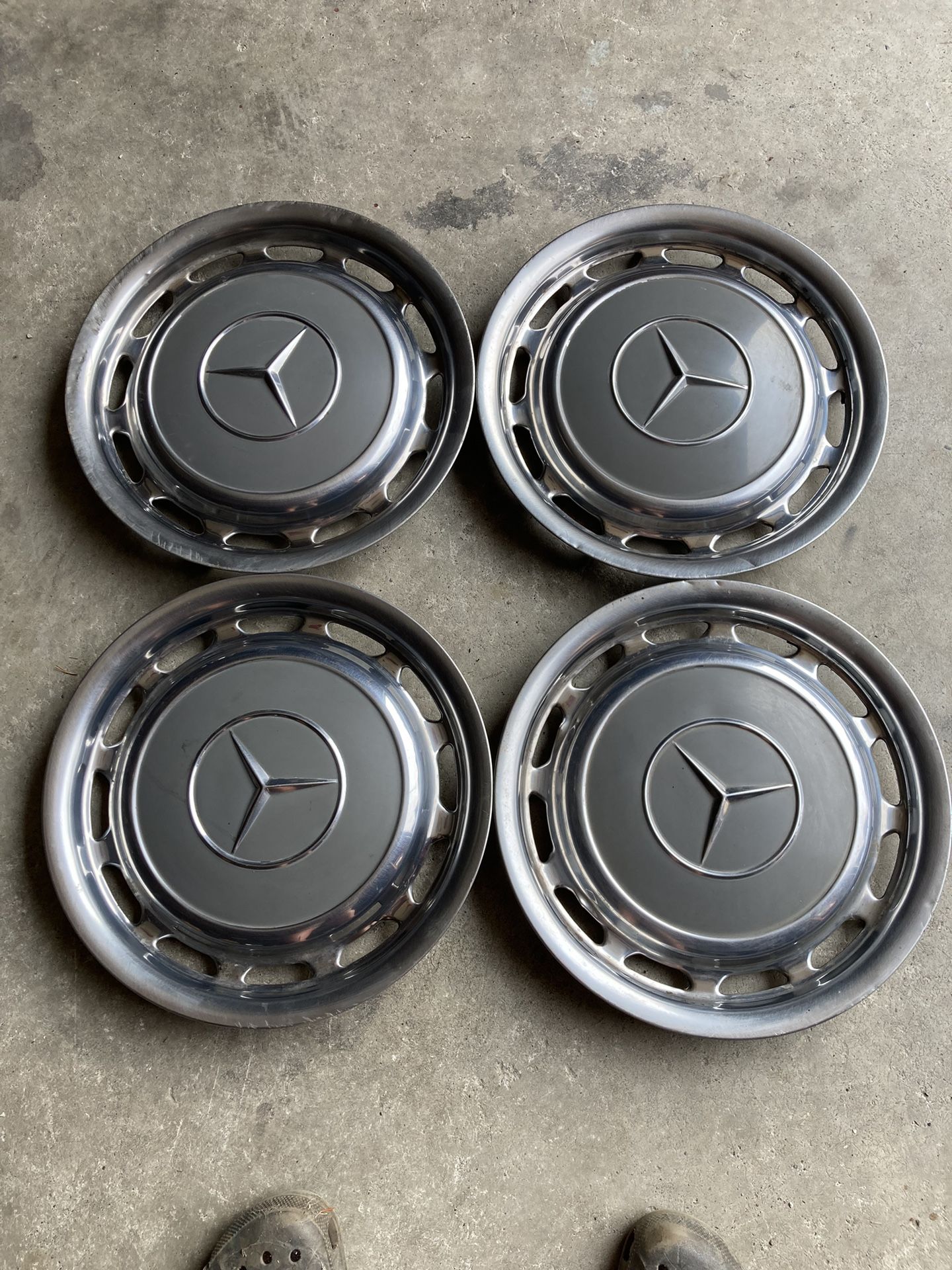 Mercedes Hub Caps Vintage