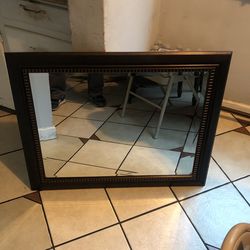 Framed Bevel Mirror