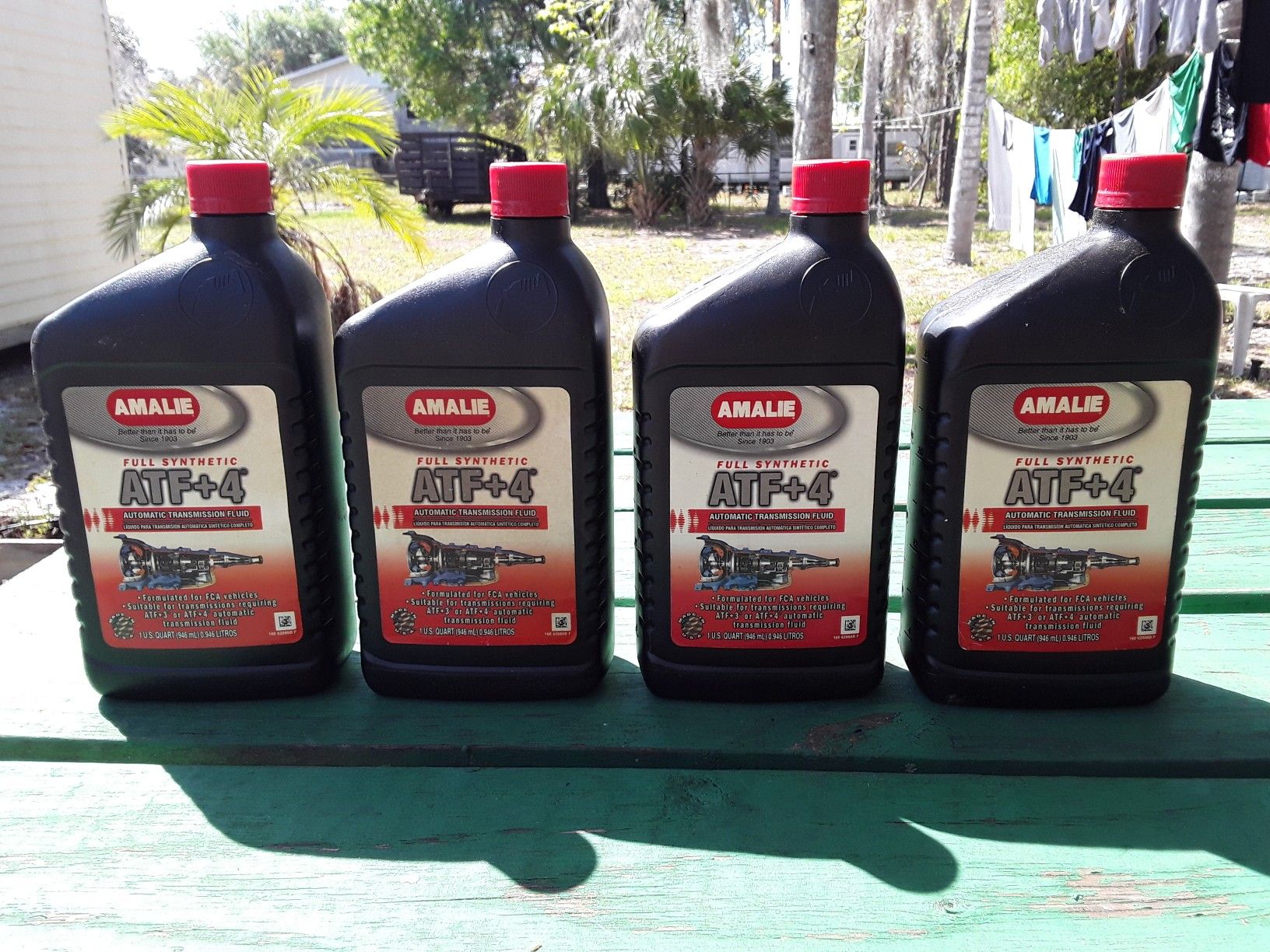 4 brand new Amalie full synthetic atf+4 transmission fluid for Sale in