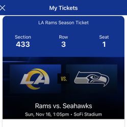 Rams Vs Seahawks