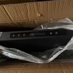 EKON 42 inches Under Cabinet Range Hood, 900 CFM Stainless Steel Kitchen Chimney Vent, 4 Speed Touch Screen Control With Remote 2Pcs 3W LED lights Dis