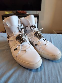 Versace Vitello Elastic High Tops