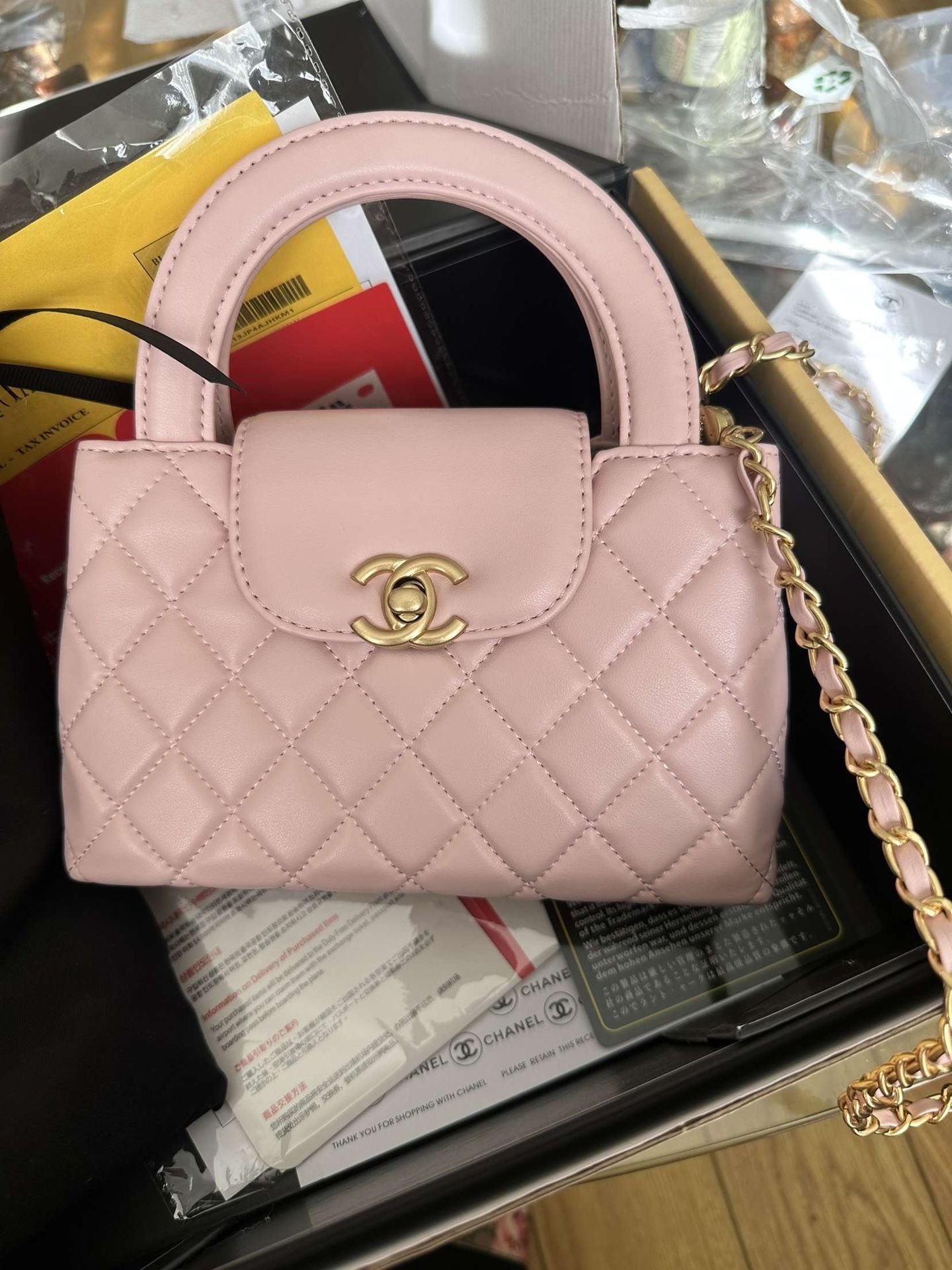 Pink Chanel Kelly Purse