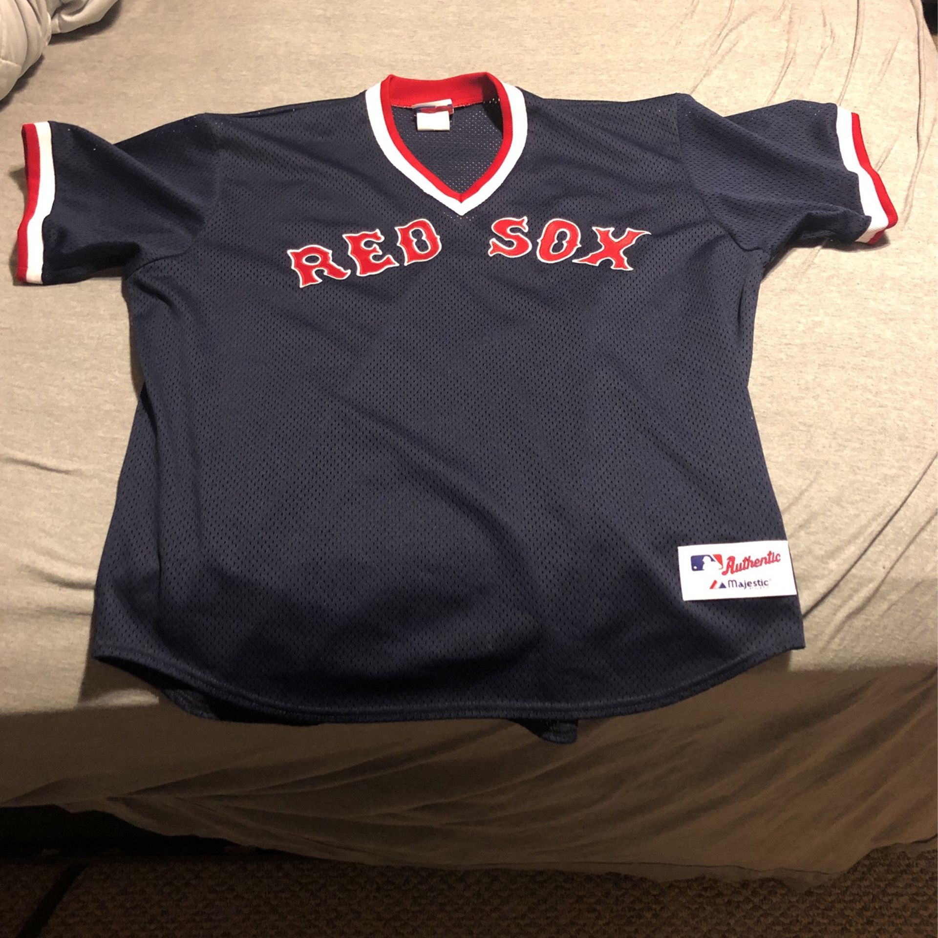 Red Sox Men’s Baseball Jersey Mesh