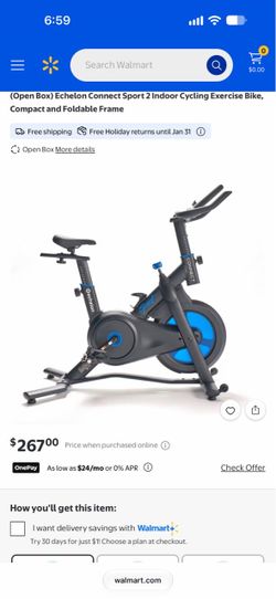 Echelon Sport Connect workout machine .