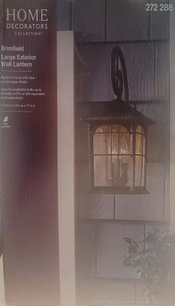 Large Exterior Wall Lantern