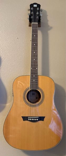 OMB Acoustic Guitar with gig bag.